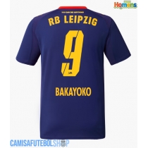 Camisa de time de futebol RB Leipzig Johan Bakayoko #9 Replicas 2º Equipamento 2025-26 Manga Curta